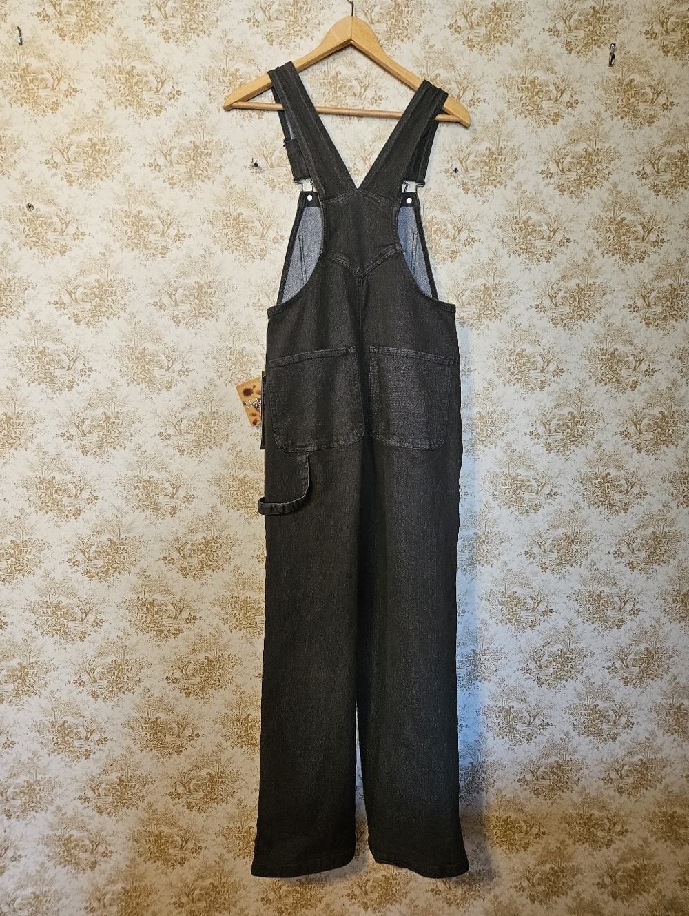 Army Green Overalls One Owner Closet Kept Y2k Style Grunge Relaxed Fit Casual - Picture 5 of 11